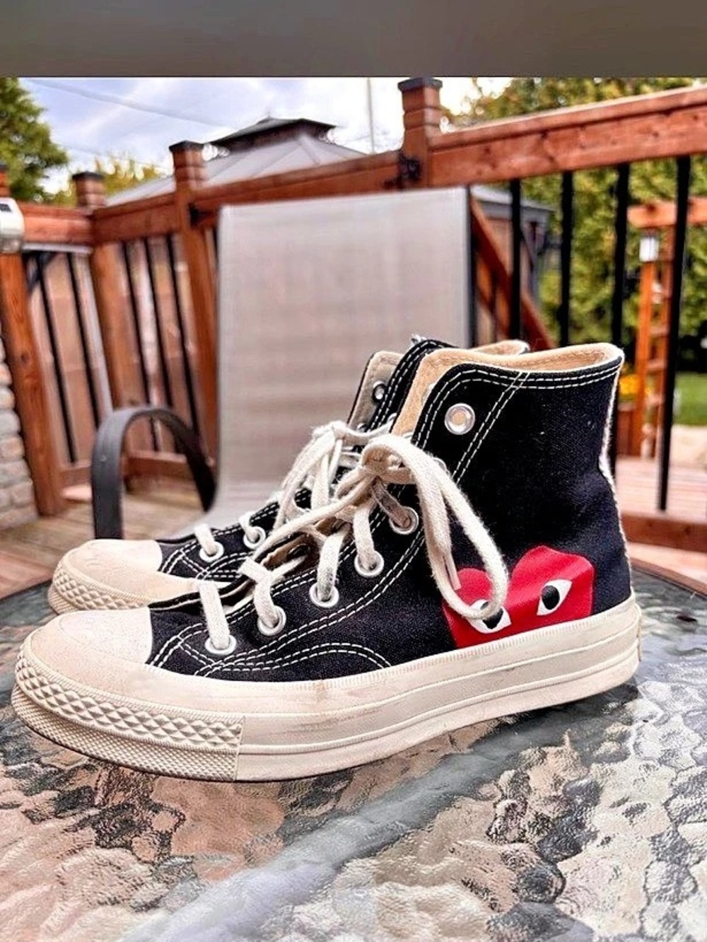 Converse comme des garçons high top 6.5 wmns